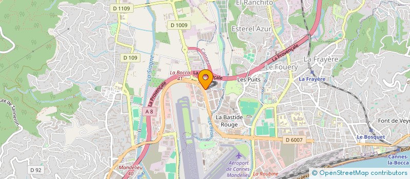 localisation de l'entreprise ALLIANCE SPORT SANTE  MANDELIEU-LA-NAPOULE