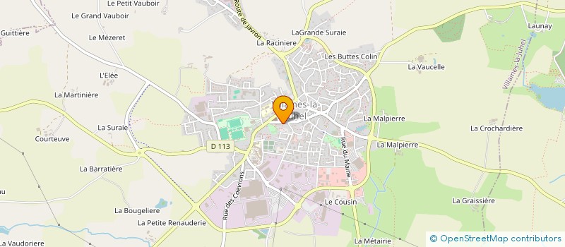 localisation de l'entreprise ALLIANCE SPORTIVE DU MONT DES AVALOIRS  VILLAINES-LA-JUHEL