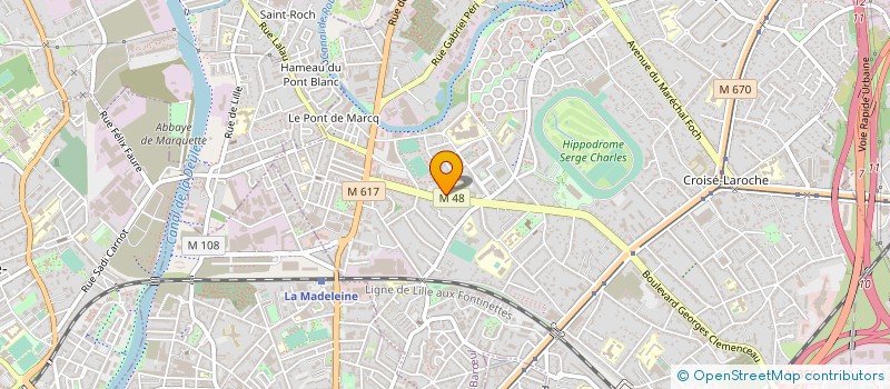 localisation de l'entreprise ALLIANCE ST à MARCQ-EN-BARŒUL