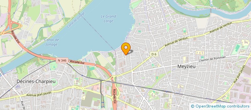 localisation de l'entreprise ALLIANCE STUDIO  PUSIGNAN