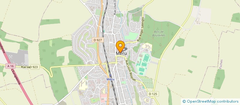 localisation de l'entreprise ALLIANCE SUD OISE JUDO  MERU