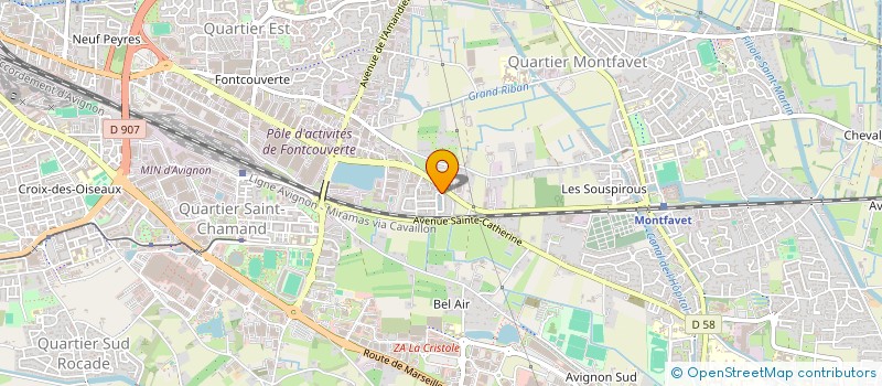 localisation de l'entreprise ALLIANCE SUD TAXI  AVIGNON