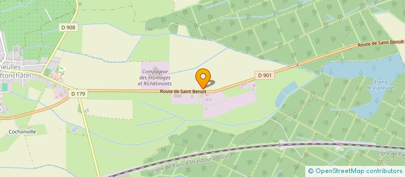 localisation de l'entreprise ALLIANCE SYSTEM  VIGNEULLES-LES-HATTONCHATEL