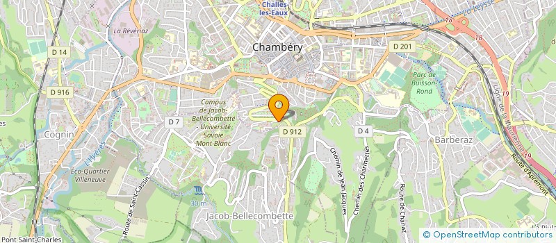 localisation de l'entreprise ALLIANCE TAXI SAVOIE  CHAMBERY