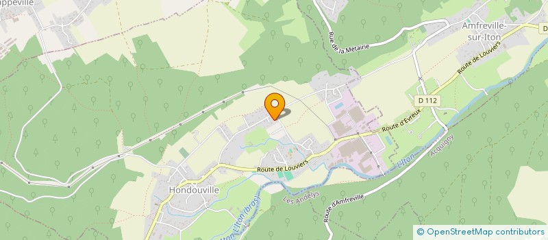 localisation de l'entreprise ALLIANCE TAXIS BLEUS  HONDOUVILLE