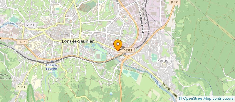 localisation de l'entreprise ALLIANCE TAXIS SCOP SARL  LONS-LE-SAUNIER