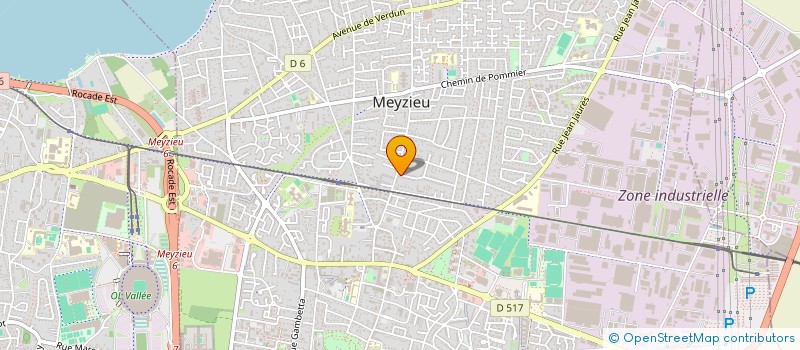localisation de l'entreprise ALLIANCE TECH à MEYZIEU