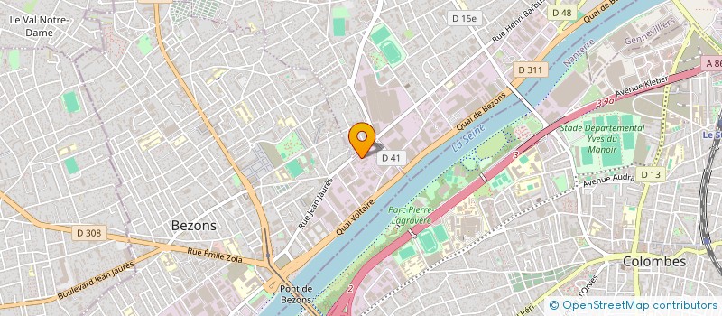 localisation de l'entreprise ALLIANCE TECHNIQUE DU BATIMENT à BEZONS