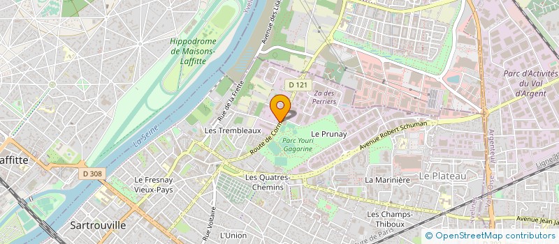 localisation de l'entreprise ALLIANCE TECHNIQUE ET CONSTRUCTION à SARTROUVILLE