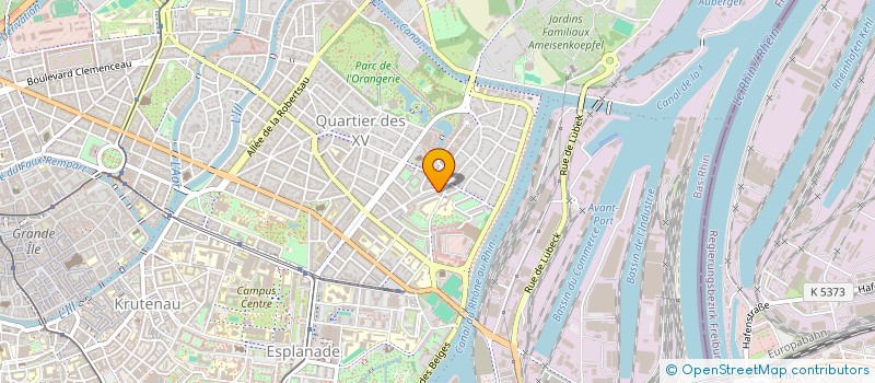 localisation de l'entreprise ALLIANCE TECHNIQUES à STRASBOURG