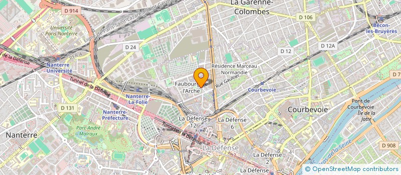 localisation de l'entreprise ALLIANCE-TECHNOLOGIE à COURBEVOIE