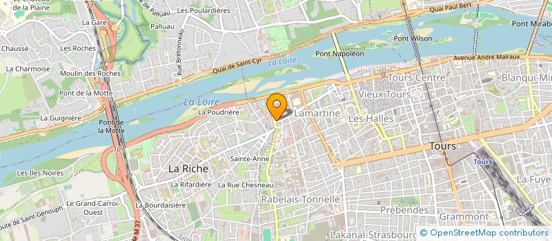localisation de l'entreprise ALLIANCE TELEIMAGERIE à TOURS