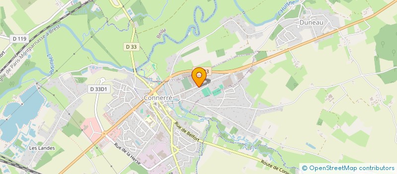 localisation de l'entreprise ALLIANCE TERROIRS  SCEAUX-SUR-HUISNE