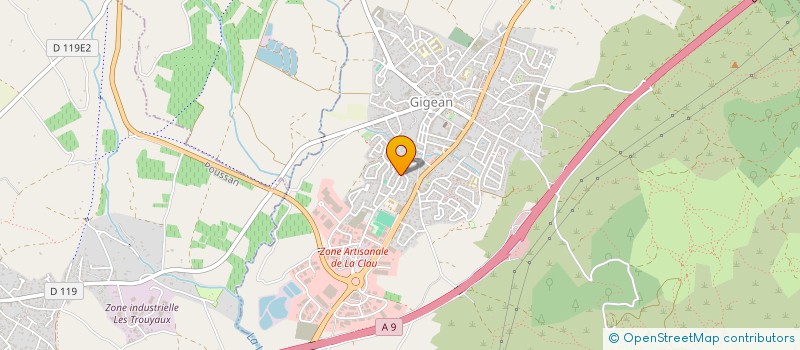 localisation de l'entreprise ALLIANCE THAU EXPERT à GIGEAN