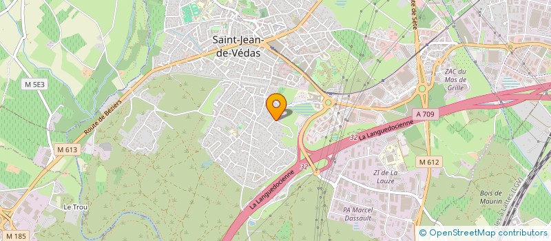 localisation de l'entreprise ALLIANCE THERAPY  SAINT-JEAN-DE-VEDAS