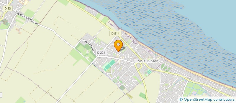 localisation de l'entreprise ALLIANCE TNDM IMMO  LION-SUR-MER