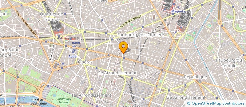 localisation de l'entreprise ALLIANCE TOURISME  PARIS