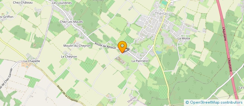 localisation de l'entreprise ALLIANCE TRANSAC'IMMO  THENAC