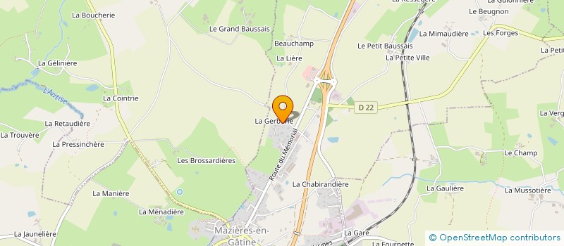 localisation de l'entreprise ALLIANCE TRANSGATINAISE  MAZIERES-EN-GATINE