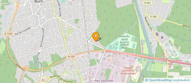 localisation de l'entreprise ALLIANCE TRANSMISSIONS  LA TESTE-DE-BUCH