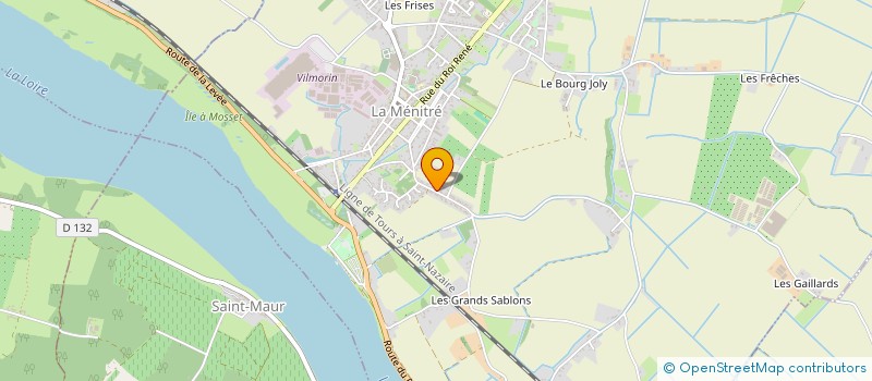 localisation de l'entreprise ALLIANCE TRANSPORT DISTRIBUTION  LA MENITRE