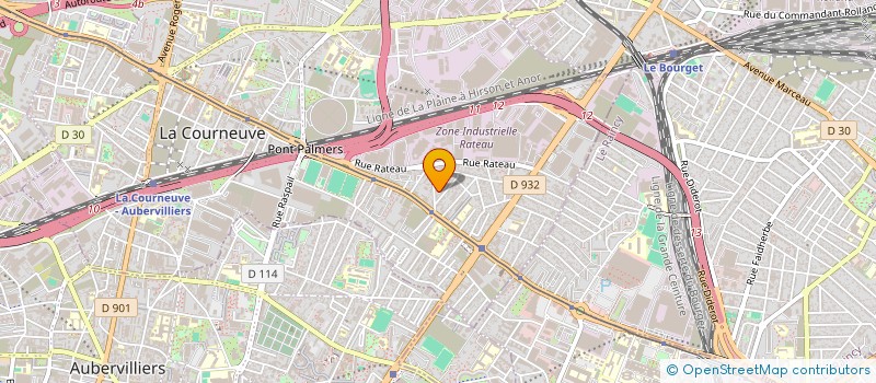 localisation de l'entreprise ALLIANCE TRANSPORT ET PROXIMITE SHUTTLE à LA COURNEUVE