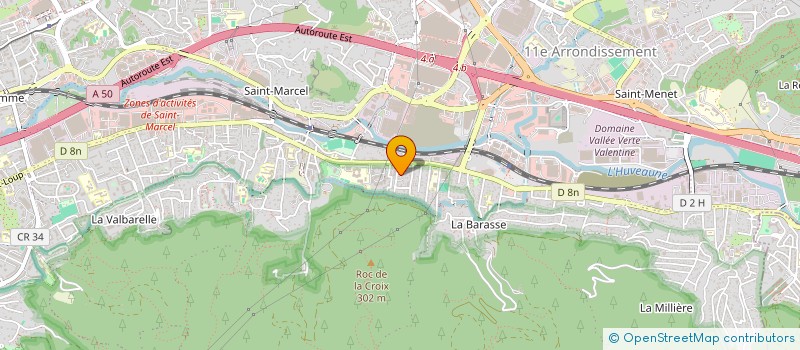localisation de l'entreprise ALLIANCE TRANSPORT SANITAIRE à PLAN-DE-CUQUES