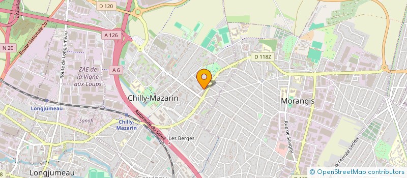 localisation de l'entreprise ALLIANCE TRANSPORTS à CHILLY-MAZARIN