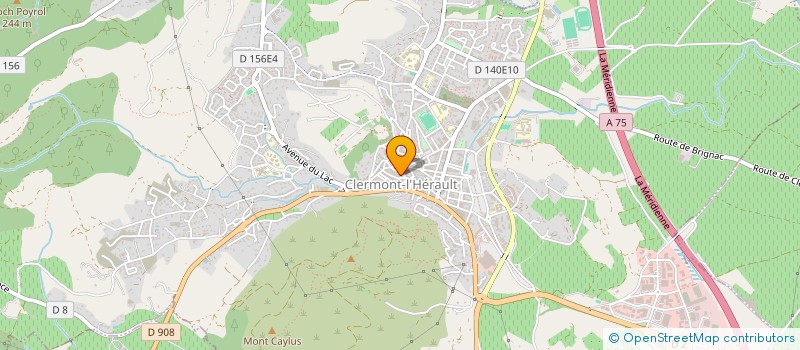 localisation de l'entreprise ALLIANCE TRAVAIL  CLERMONT-L'HERAULT