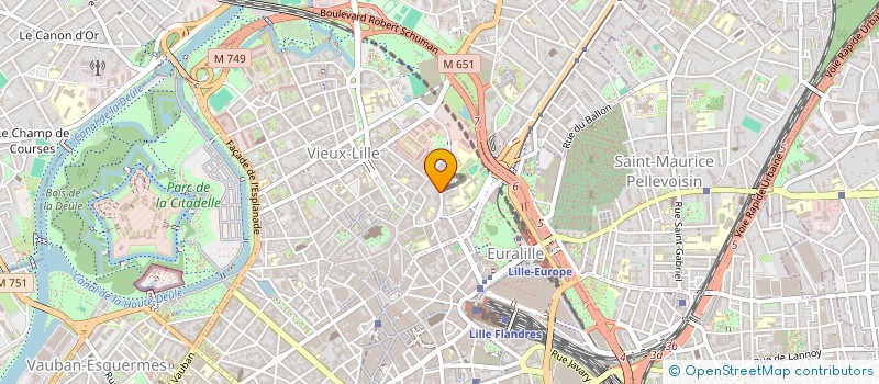 localisation de l'entreprise ALLIANCE TRAVAIL TEMPORAIRE SARL à LILLE
