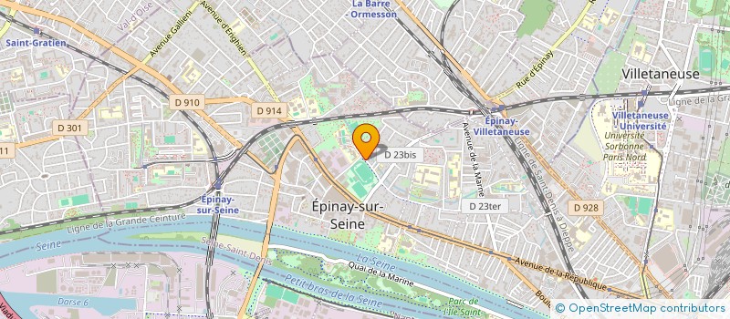 localisation de l'entreprise ALLIANCE TRAVAUX à EPINAY-SUR-SEINE