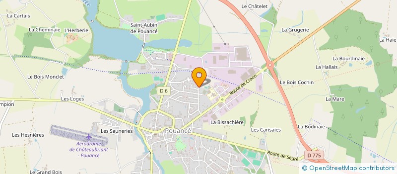 localisation de l'entreprise ALLIANCE TRAVAUX à OMBREE D'ANJOU