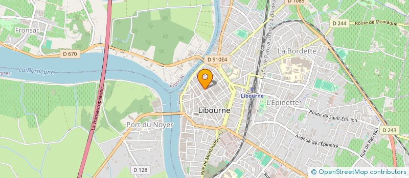 localisation de l'entreprise ALLIANCE TRAVAUX AQUITAINE  LIBOURNE