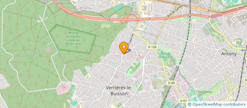 localisation de l'entreprise ALLIANCE TRNSPORTS EXPRESS  VERRIERES-LE-BUISSON