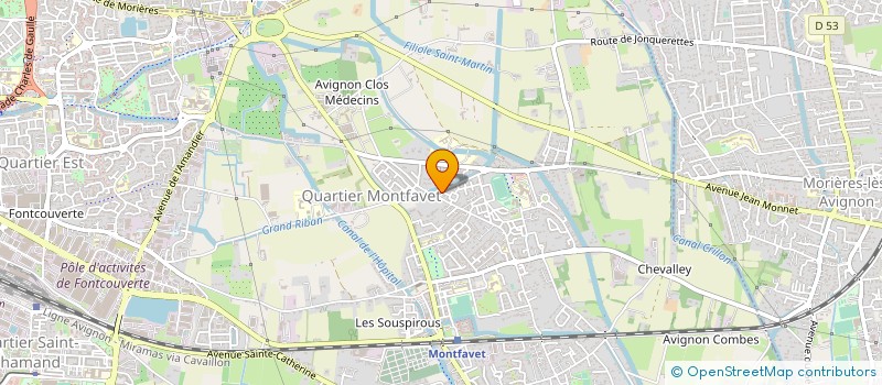 localisation de l'entreprise ALLIANCE UNIVERSELLE à AVIGNON