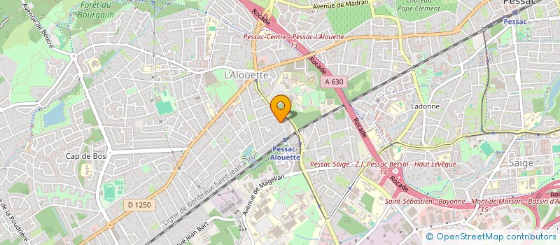 localisation de l'entreprise ALLIANCE VENNETTILLI  PESSAC