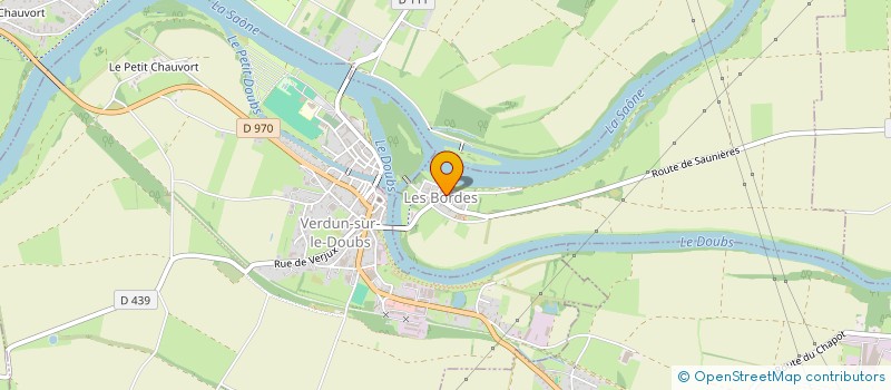 localisation de l'entreprise ALLIANCE VERDUNOISE à VERDUN-SUR-LE-DOUBS