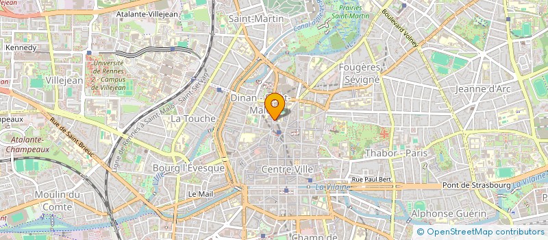 localisation de l'entreprise ALLIANCE-VERT à RENNES