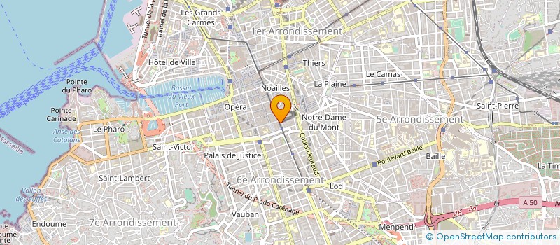 localisation de l'entreprise ALLIANCE VIDEO à MARSEILLE