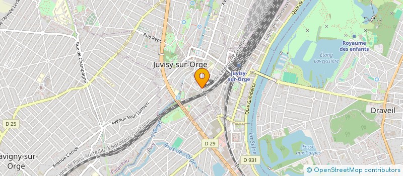 localisation de l'entreprise ALLIANCE VIE JUVISY à JUVISY-SUR-ORGE