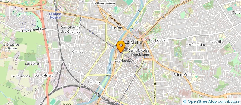 localisation de l'entreprise ALLIANCE VIE LE MANS à LE MANS
