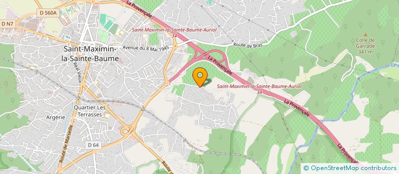 localisation de l'entreprise ALLIANCE VPP à SAINT-MAXIMIN-LA-SAINTE-BAUME