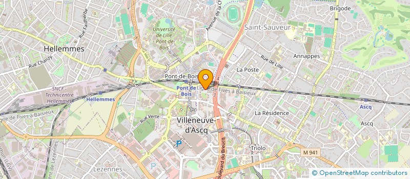 localisation de l'entreprise ALLIANCE WING - CHUN  VILLENEUVE-D'ASCQ