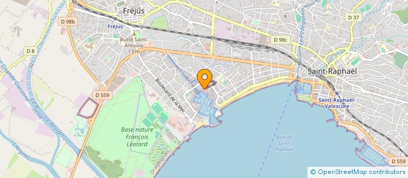 localisation de l'entreprise ALLIANCE YACHTS à FREJUS