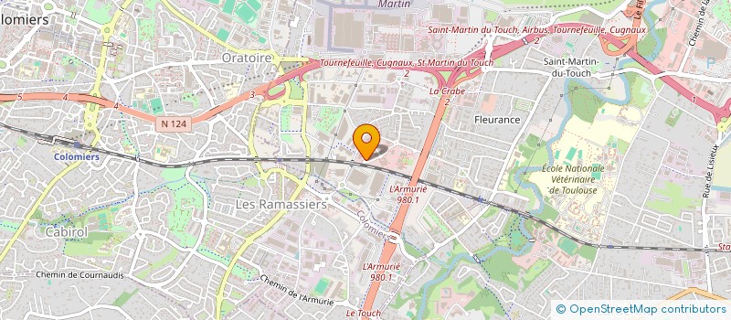 localisation de l'entreprise ALLIANCE4U à TOULOUSE