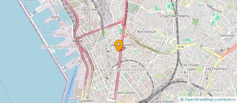 localisation de l'entreprise ALLIANCEBAT à MARSEILLE