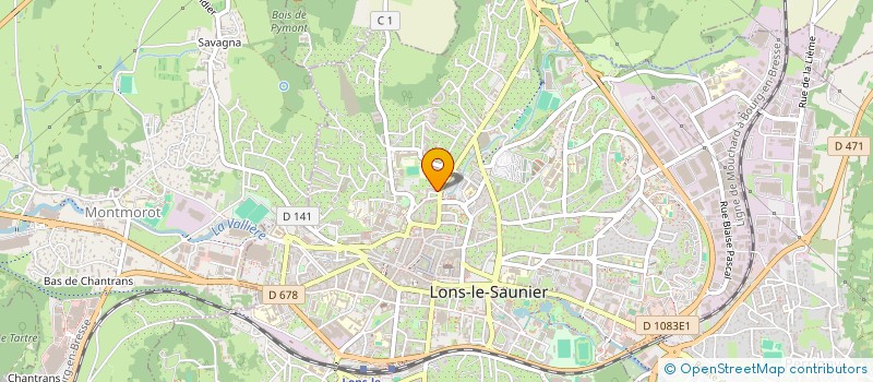 localisation de l'entreprise ALLIANCEFIT  LONS-LE-SAUNIER