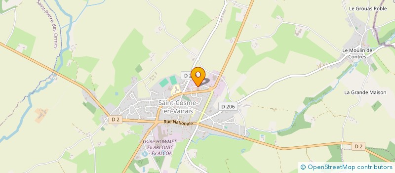 localisation de l'entreprise ALLIANCEG  SAINT-COSME-EN-VAIRAIS