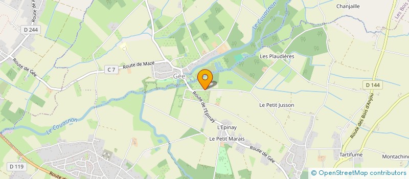 localisation de l'entreprise ALLIANCERH à BEAUFORT-EN-ANJOU