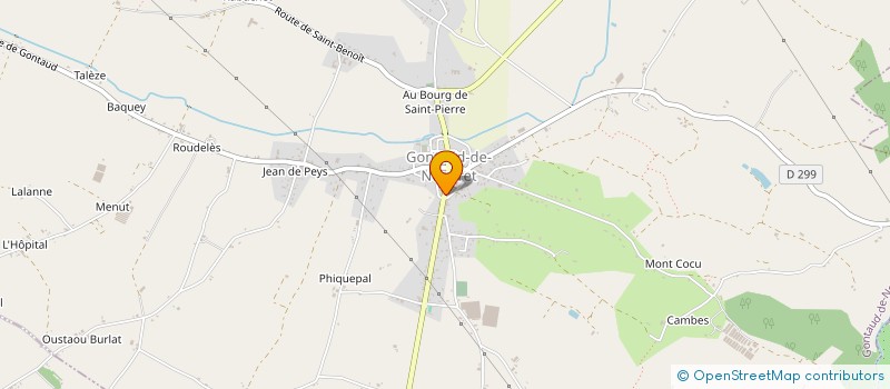 localisation de l'entreprise ALLIANCES à GONTAUD-DE-NOGARET